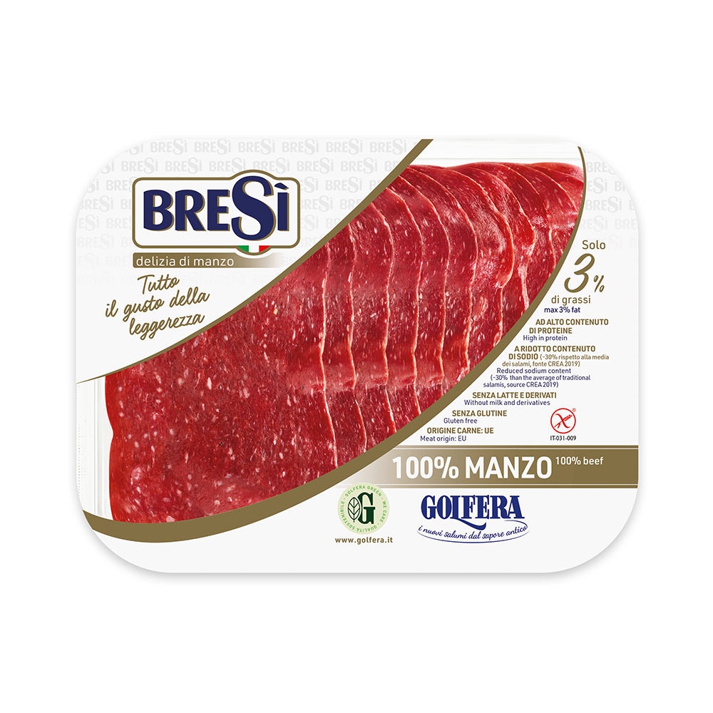 Pre-sliced Bresì beef salami75 gr