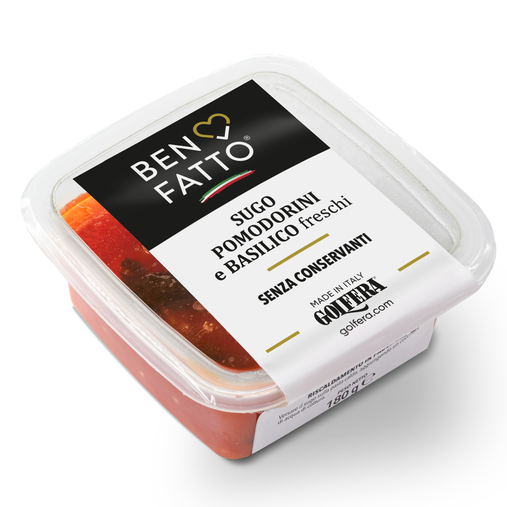 Sauce mit Frischen Kirschtomaten und frischem Basilikum 180g