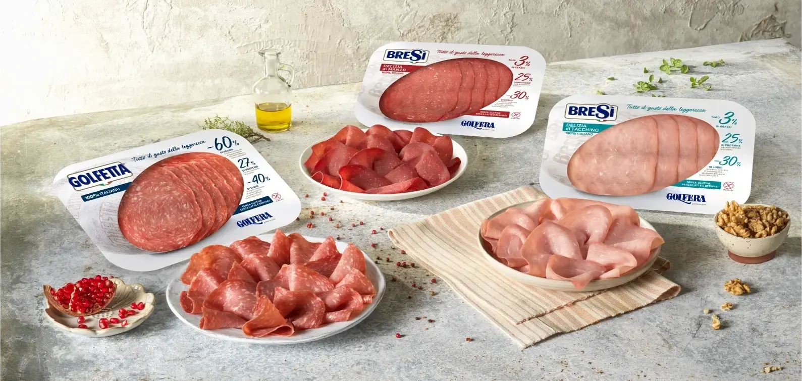 Tutto il gusto della leggerezza: gli affettati magri Golfera