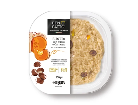 Risotto zucca e castagne