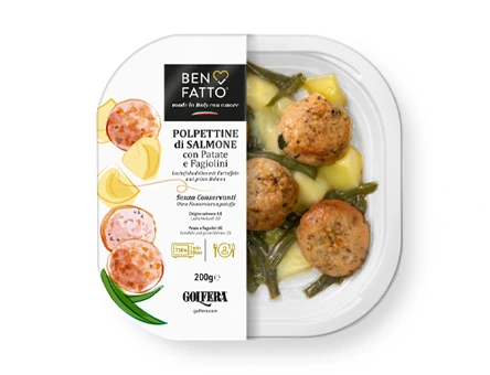 Polpettine di salmone