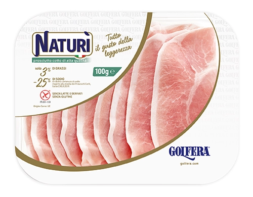 Natur&igrave; prosciutto cotto 100g