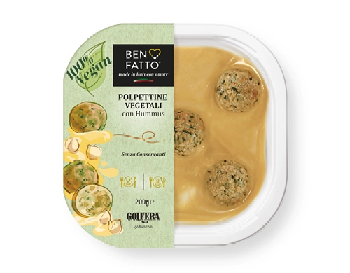 Plant-Based Meatballs with Hummus